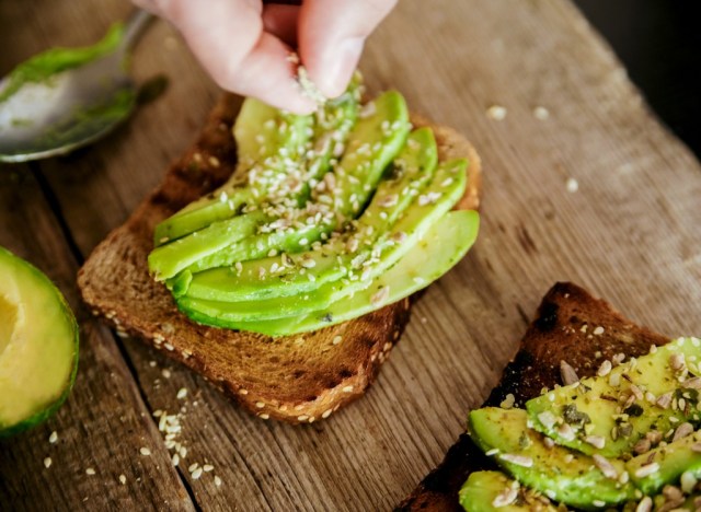 Avocado toast seeds