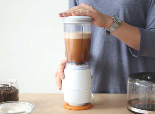 Bulletproof blender coffee