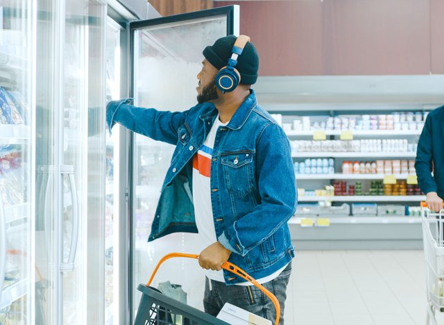 grocery shopping headphones