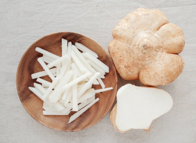 Jicama in bowl