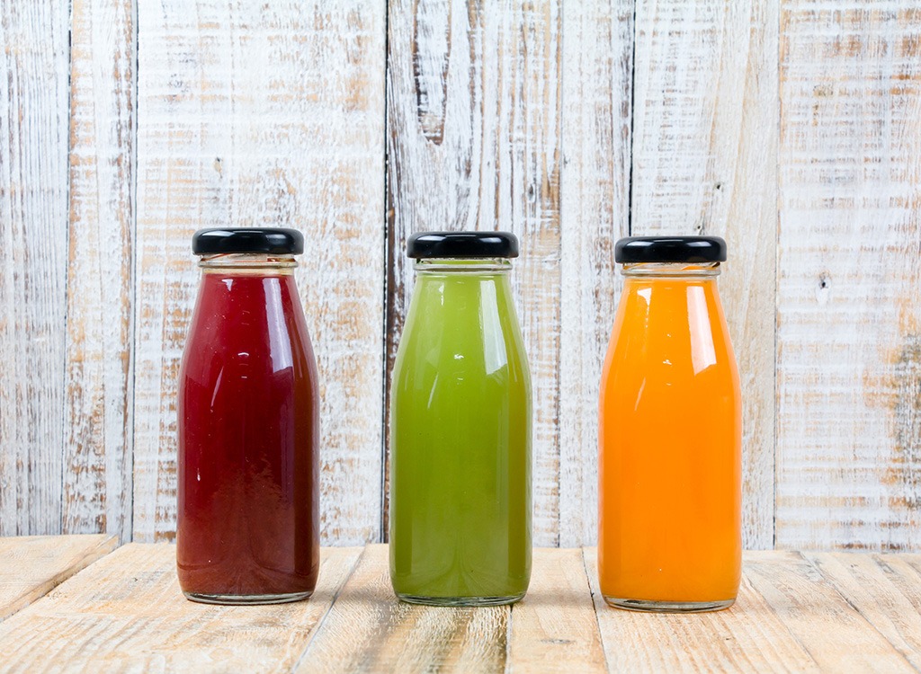 Juice bottles