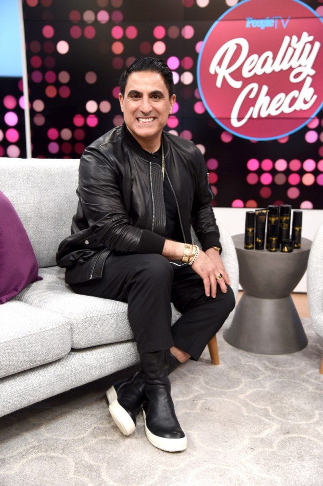 reza farahan sitting down