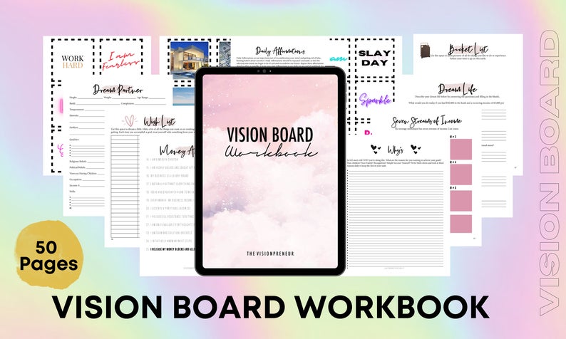 26. Etsy Vision Board Templates 