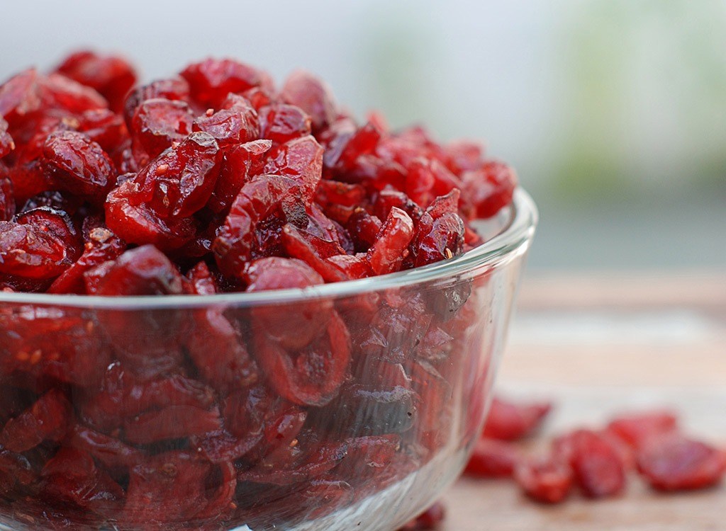 Dried cranberries