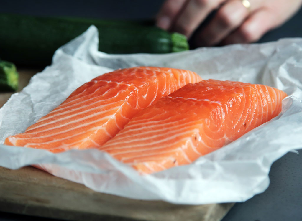 Wild salmon fillet