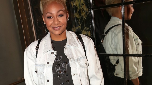 raven symone in white jacket