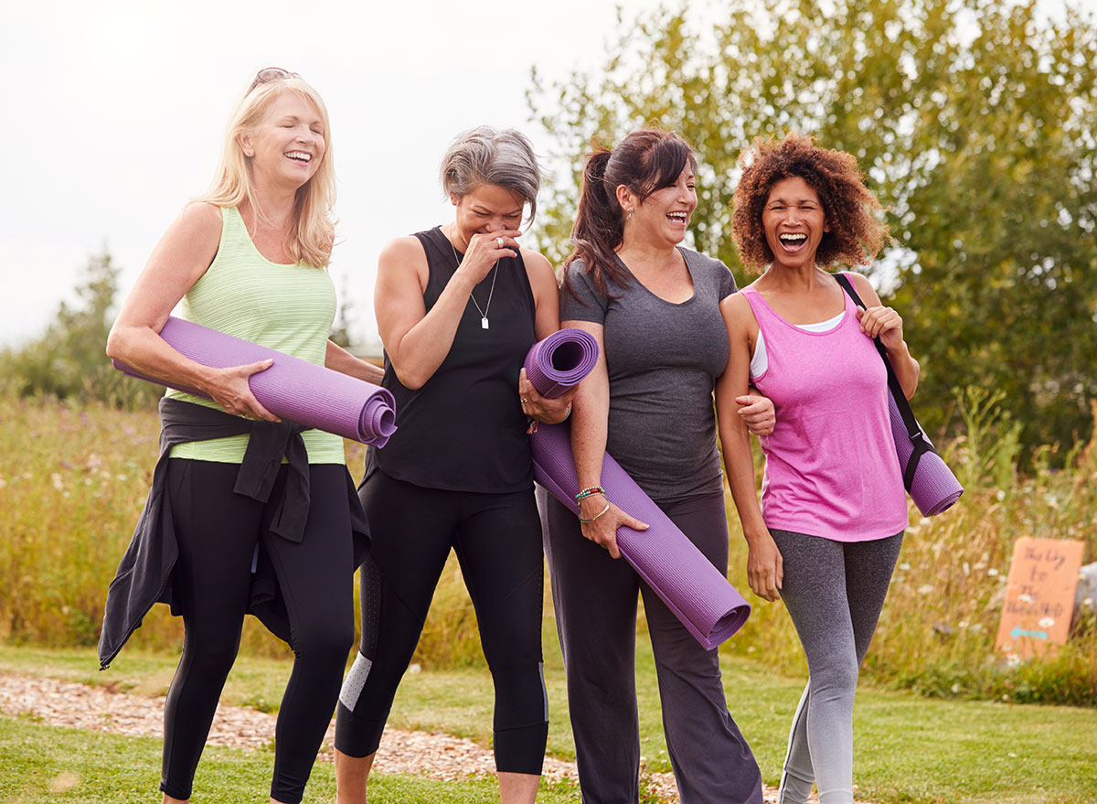 group women yoga