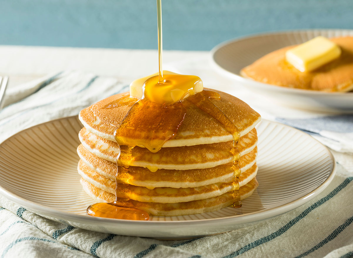 Plate of pancakes