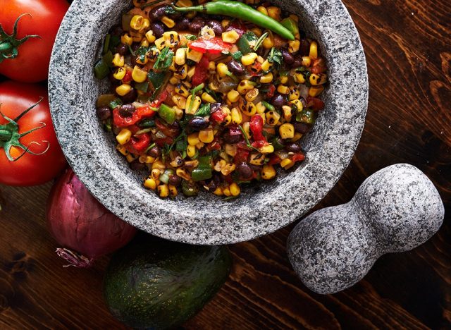 corn and bean salsa