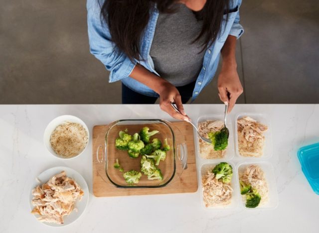 meal prep food