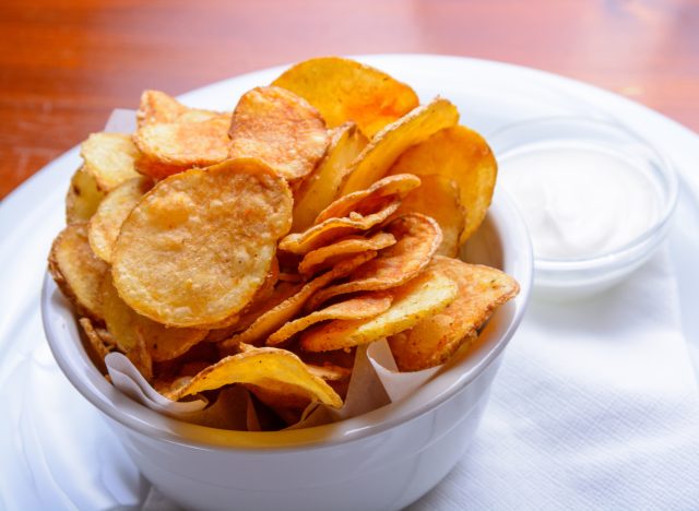 homemade potato chips