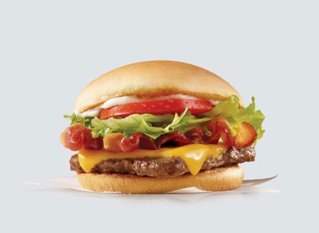 wendys junior bacon cheeseburger