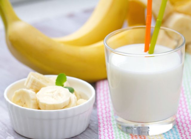 bananas and milk