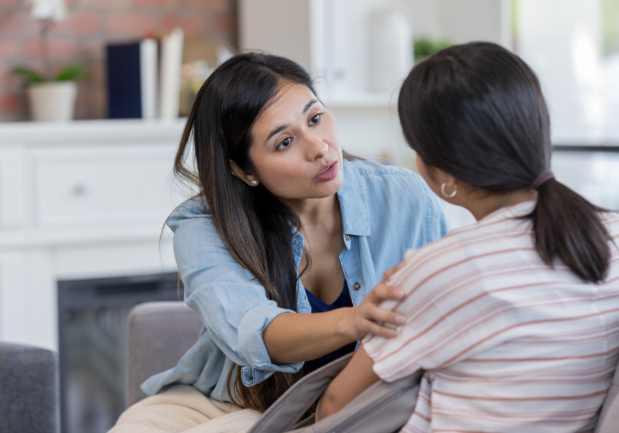 mother aggressively talking with daughter daughters who blame their mothers for everything