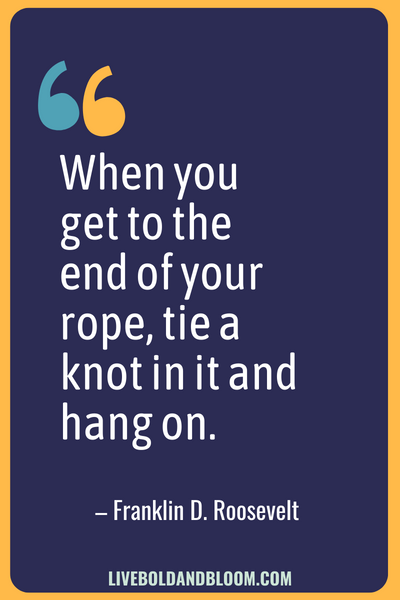 hang in there quotes